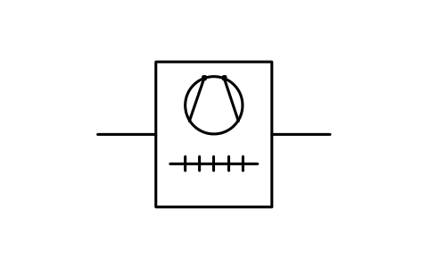 Preview of the Air-fin cooler with induced draft symbol, block ISX_X2505_AIR_FIN_COOLER_INDUCED_DRAFT