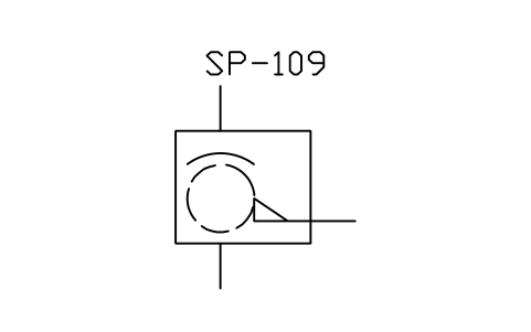 Anteprima del simbolo Rotating drum screen with scraper, blocco ISX_X2604_ROTATING_DRUM_SCREEN_SCRAPER