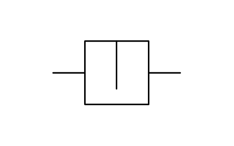 Preview of the Settling separator symbol, block ISX_X2616_SETTLING_SEPARATOR
