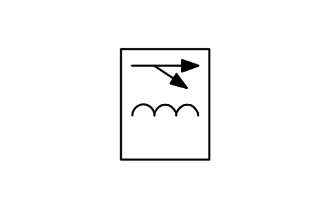 전자 분리기 심볼 미리보기, 블록 ISX_X2628_ELECTROMAGNETIC_SEPARATOR