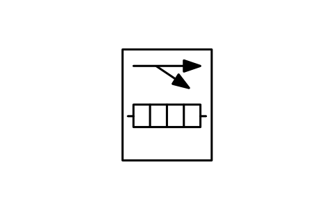 Preview of the Thermal separator, electric heating symbol, block ISX_X2631_THERMAL_SEPARATOR_ELECTRIC_HEA