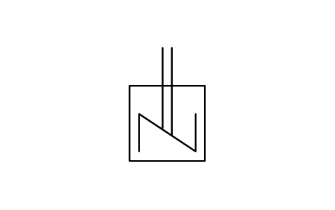 Preview of the Mixer, stirrer symbol, block ISX_X2671_MIXER_STIRRER