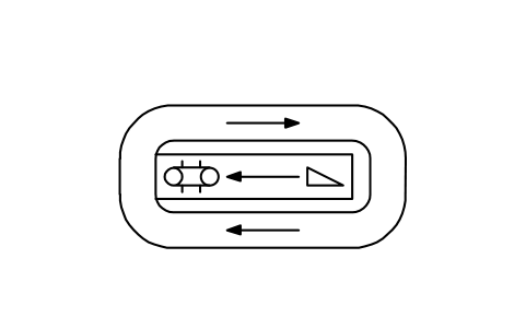 스크레이퍼 컨베이어 공급 컨베이어 심볼 미리보기, 블록 ISX_X3805_CONVEYOR_FED_BY_SCRAPER_CONVEY