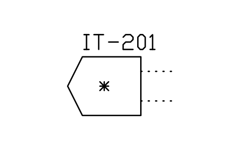 Anteprima del simbolo Sensor, blocco ISX_751_SENSOR