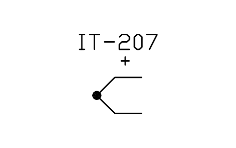 Anteprima del simbolo Thermocouple, blocco ISX_757_THERMOCOUPLE