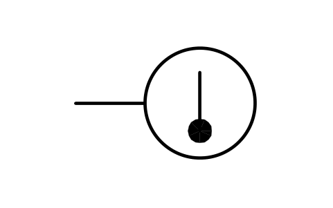 Vorschau des Symbols Thermometer, Block ISX_831_THERMOMETER