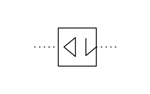 Vorschau des Symbols Verstärker mit Rückkanal, Form 2, Block ISX_894_AMPLIFIER_RETURN_FORM_2
