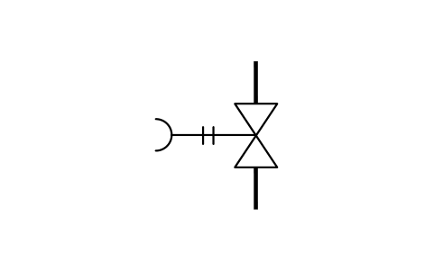 Vorschau des Symbols Handventil, stufenlose Stellungen, Block ISX_X1025_MANUAL_VALVE_INFINITE_POSITION