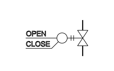 Vorschau des Symbols Automatikventil, stufenlose Stellungen, Block ISX_X1034_AUTOMATIC_VALVE_INFINITE_POSIT