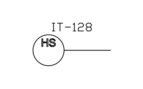 Anteprima del simbolo Manual switching, indication, blocco ISX_X1046_MANUAL_SWITCHING_INDICATION
