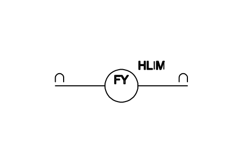 Vorschau des Symbols Oberer Grenzwert des Durchflusssignals, Block ISX_X1069_HIGH_LIMIT_FLOW_SIGNAL