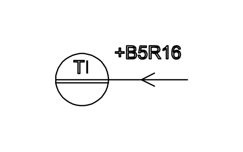 Vorschau des Symbols Temperaturanzeige, Vor-Ort-Tafel, Block ISX_X1077_TEMPERATURE_INDICATION_LOCAL_P