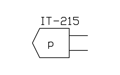Anteprima del simbolo Pressure sensor, blocco ISX_X756_PRESSURE_SENSOR