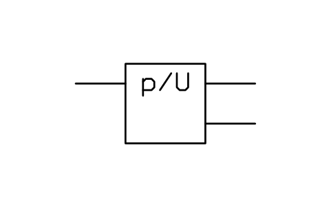 Preview of the Pressure transducer, voltage out symbol, block ISX_X758_PRESSURE_TRANSDUCER