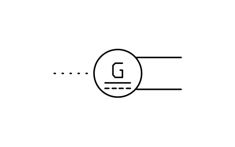 Vorschau des Symbols Tachogenerator, Gleichstrombauart, Block ISX_X766_TACHOMETER_GENERATOR_DC