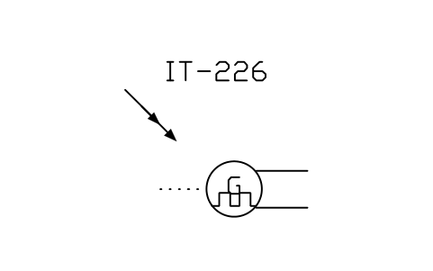 Anteprima del simbolo Tachometer generator, optical, blocco ISX_X767_TACHOMETER_GENERATOR_OPTICAL