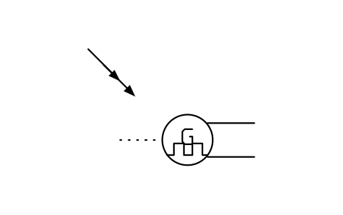 Preview of the Tachometer generator, optical symbol, block ISX_X767_TACHOMETER_GENERATOR_OPTICAL
