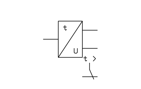Vorschau des Symbols Temperaturwandler mit Kontakt, Block ISX_X770_TEMPERATURE_TRANSDUCER_CONTACT