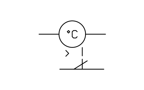 Preview of the Thermometer with contact symbol, block ISX_X843_THERMOMETER_WITH_CONTACT