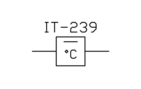 Anteprima del simbolo Recording temperature meter, blocco ISX_X851_RECORDING_TEMPERATURE_METER