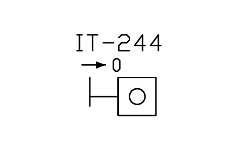 Anteprima del simbolo Counter with reset to 0, blocco ISX_X871_COUNTER_RESET_ZERO