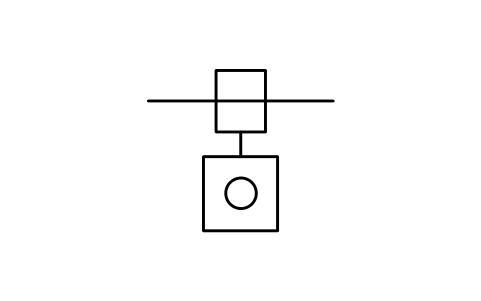 Preview of the Electromechanical counter symbol, block ISX_X873_ELECTROMECHANICAL_COUNTER