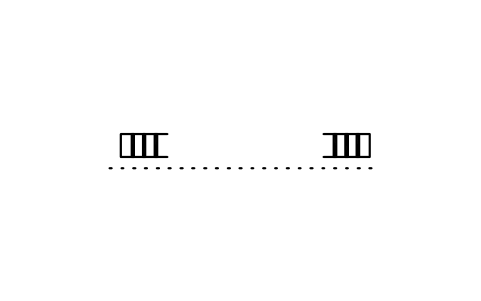 Vorschau des Symbols Auf Kabelpritsche, Endpunkte dargestellt, Block ISX_3056_ON_TRAY_ENDPOINTS_SHOWN