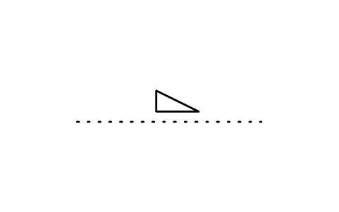Anteprima del simbolo Slope of, for example, a pipeline, blocco ISX_3061_SLOPE_EXAMPLE_PIPELINE