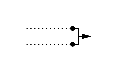 Vorschau des Symbols Mischbatterie im Zapfloch, Block ISX_3105_MIXING_OUTLET_TAP_TAPHOLE