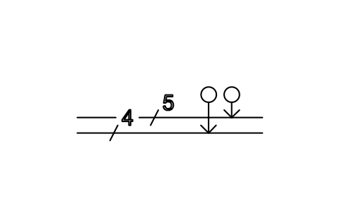 Vorschau des Symbols Rohrleitungen in zwei Rohren, Block ISX_X3003_PIPELINES_TWO_PIPES