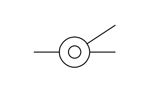 Vorschau des Symbols Querverbindung, drei Leitungen, Block ISX_X3082_CROSS_CONNECTION_THREE_LINES