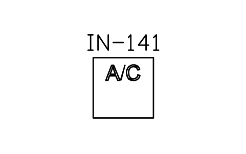 Anteprima del simbolo Air conditioner, blocco ISX_X3152_AIR_CONDITIONER