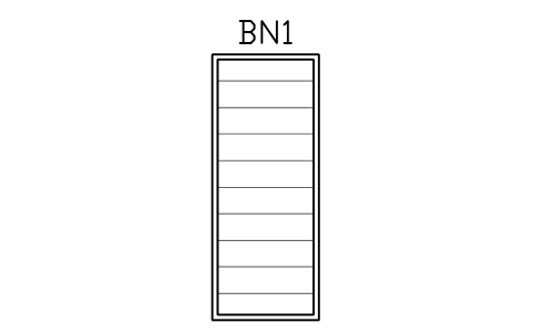 Preview of the Raised bed, 1200 x 3000 symbol, block GHS_BED_RAISED