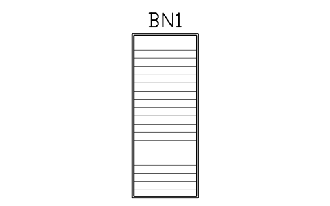 Preview of the Fixed bench, 1200 x 3000 symbol, block GHS_BENCH_1200