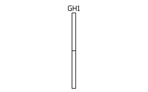 Preview of the Roof gutter, 4000 symbol, block GHS_GUTTER_4000