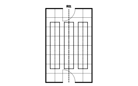 Preview of the Hoop house, vegetable, 6000 x 9600 symbol, block GHS_ROOM_TUNNEL_VEG