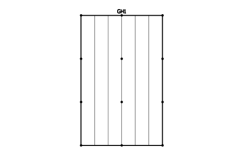 Preview of the Shade house, 6000 x 9600 symbol, block GHS_SHADE_HOUSE