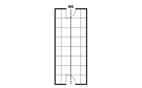 Preview of the Hoop house, 4000 x 9600 symbol, block GHS_TUNNEL_4000