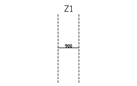 Preview of the Working aisle, 900 symbol, block GHS_ZONE_AISLE_900