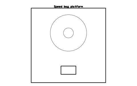 Preview of the Speed bag platform symbol, block GYM_BX_SPEED_BAG