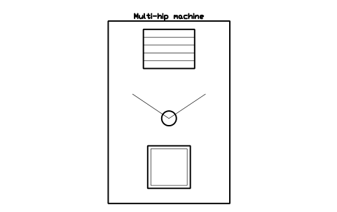 Preview of the Multi-hip machine symbol, block GYM_CB_MULTI_HIP