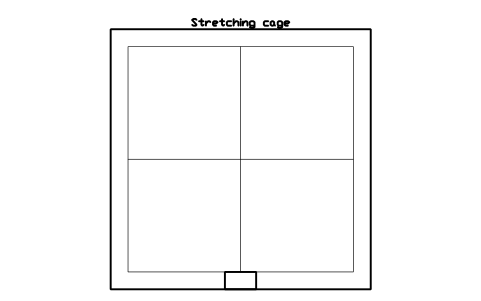 Preview of the Stretching cage symbol, block GYM_FN_STRETCH_CAGE