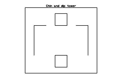 Preview of the Chin and dip tower symbol, block GYM_FW_CHIN_DIP