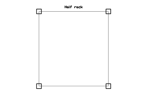 Preview of the Half rack symbol, block GYM_FW_HALF_RACK