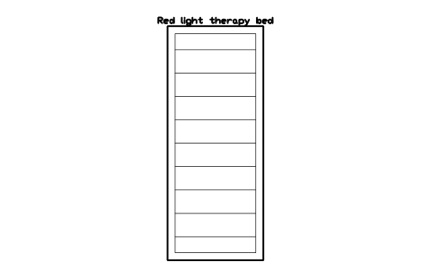 Preview of the Red light therapy bed symbol, block GYM_RC_RED_LIGHT