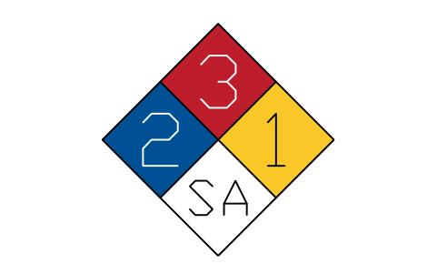 Preview of the Hazard diamond, SA symbol, block NFP_DIAMOND_SA