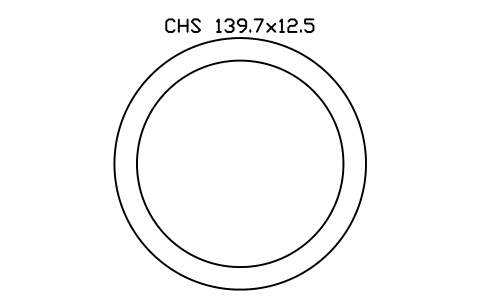 CHS 139.7x12.5 sembolünün önizlemesi, blok SEC_CHS139.7X12.5