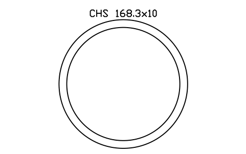 CHS 168.3x10 sembolünün önizlemesi, blok SEC_CHS168.3X10