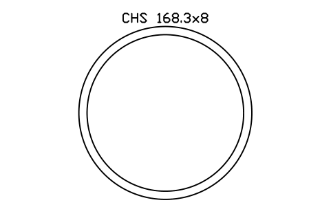 CHS 168.3x8 sembolünün önizlemesi, blok SEC_CHS168.3X8