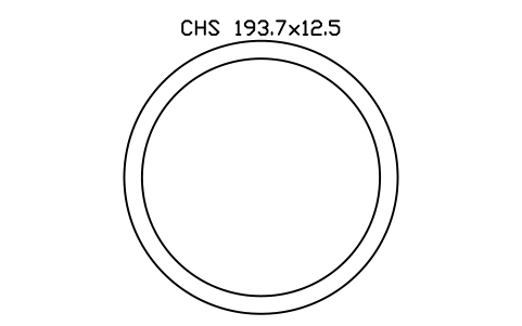 CHS 193.7x12.5 sembolünün önizlemesi, blok SEC_CHS193.7X12.5